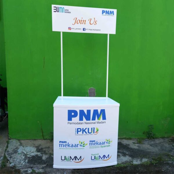 jual meja booth solo